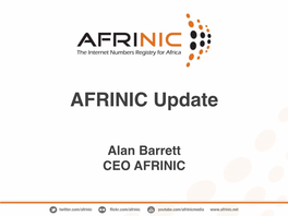 AFRINIC Update