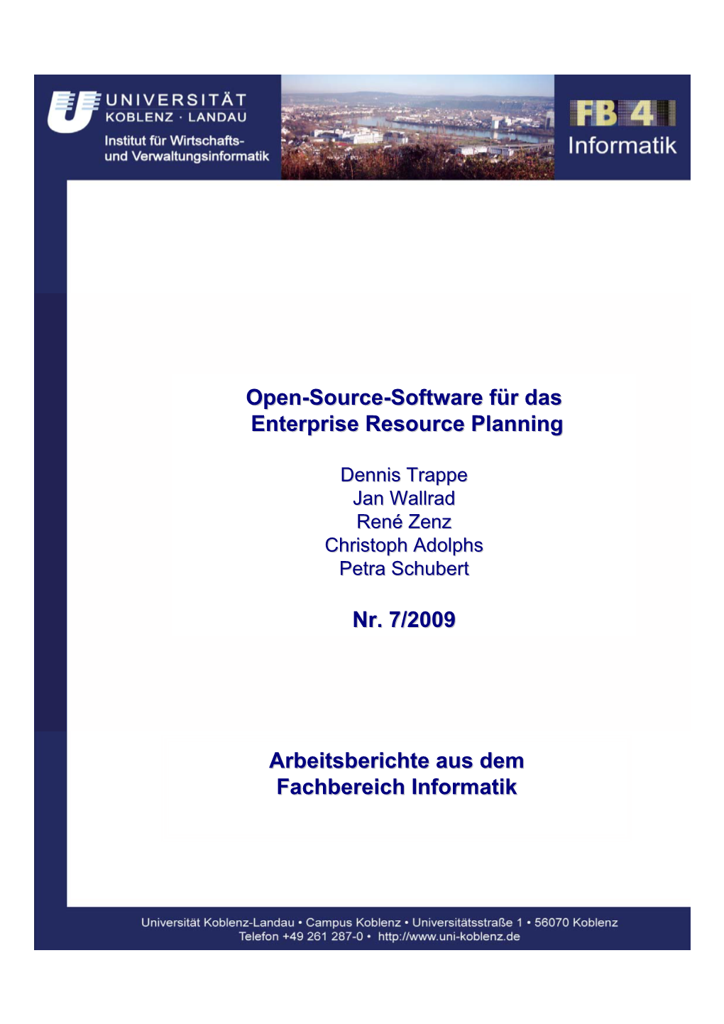 Open-Source-Software Für Das Enterprise Resource Planning Nr. 7