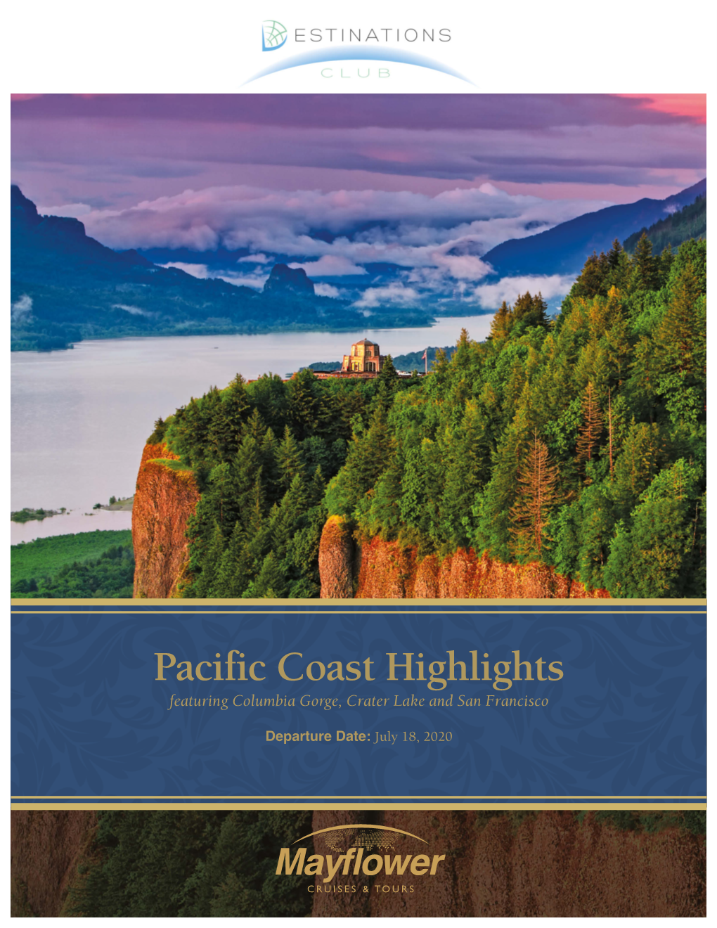 Pacific Coast Highlights Featuring Columbia Gorge, Crater Lake and San Francisco