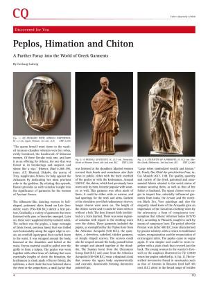 Peplos, Himation and Chiton