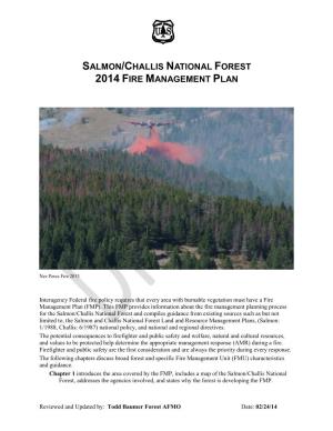Salmon-Challis NF Fire Plan
