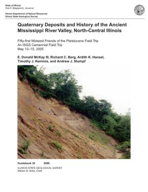 Quaternary Deposits and History of the Ancient Mississippi River Valley, North-Central Illinois