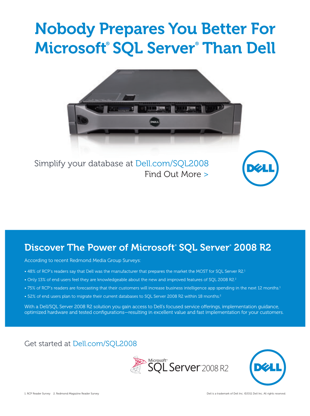 Nobody Prepares You Better for Microsoft SQL Server Than Dell