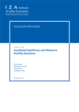Socialized Healthcare and Women's Fertility Decisions