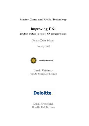Improving PKI Solution Analysis in Case of CA Compromisation