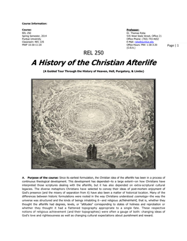 A History of the Christian Afterlife