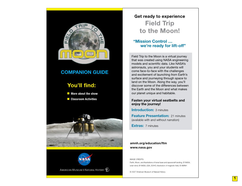 Field Trip to the Moon!