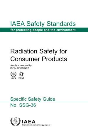 RADIATION SAFETY for CONSUMER PRODUCTS the Following States Are Members of the International Atomic Energy Agency