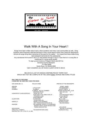 Walk with a Song in Your Heart !