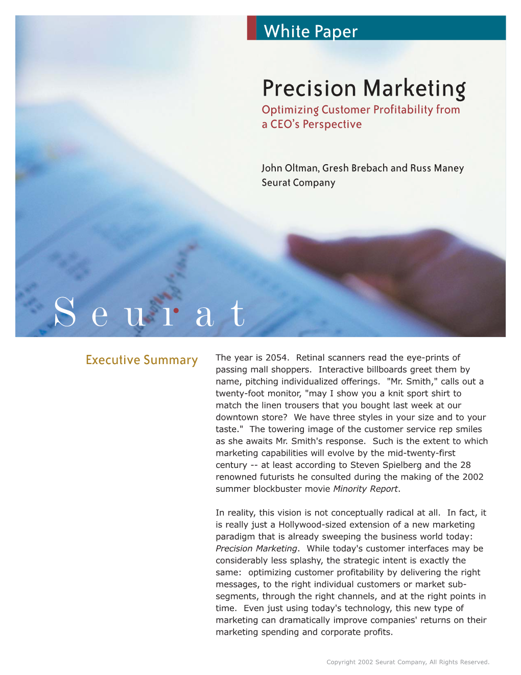 Precision Marketing Optimizing Customer Profitability from a CEO’S Perspective