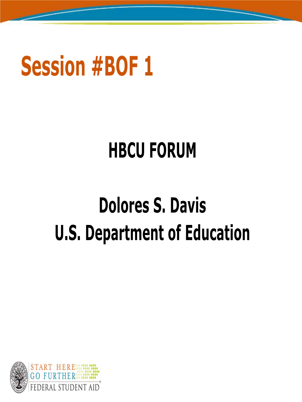 Session #BOF 1