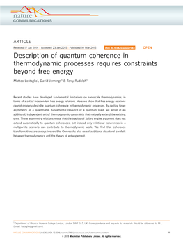 Description of Quantum Coherence in Thermodynamic Processes Requires Constraints Beyond Free Energy