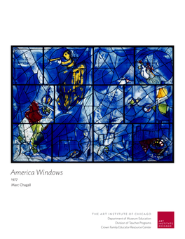 America Windows by Marc Chagall