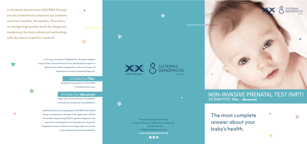 Non-Invasive Prenatal Test, Developed by Experts In
