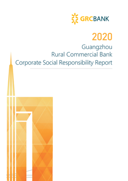 Corporate Social Responsibility Report Guangzhou Rural