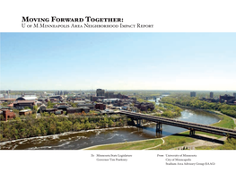 Moving Forward Together: U of M Minneapolis Area Neighborhood Impact Report