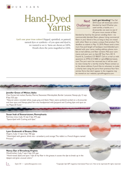 Hand-Dyed Yarns