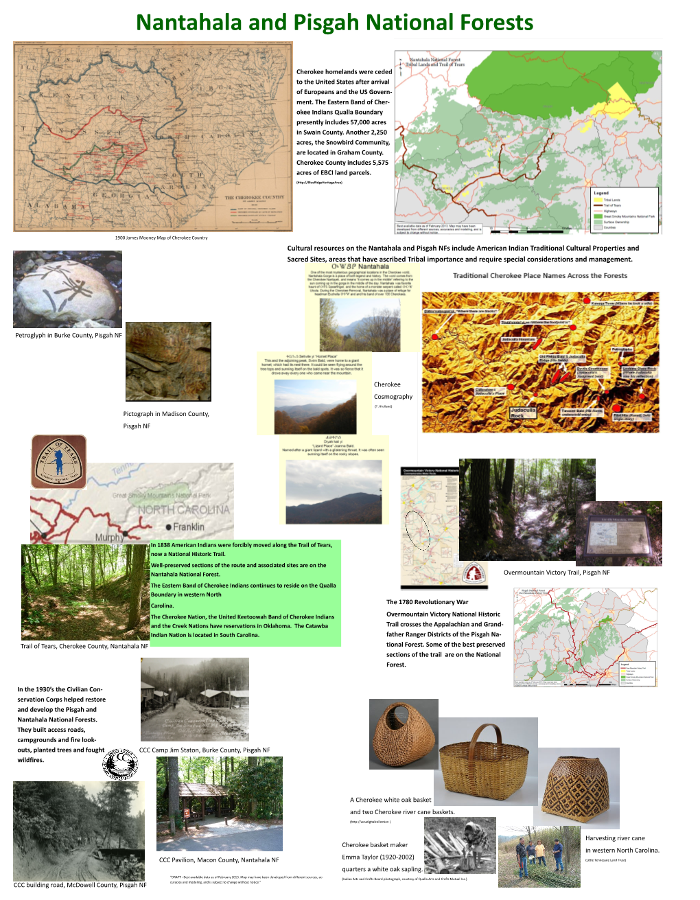 Cultural Resources on the Nantahala and Pisgah Nfs Include American