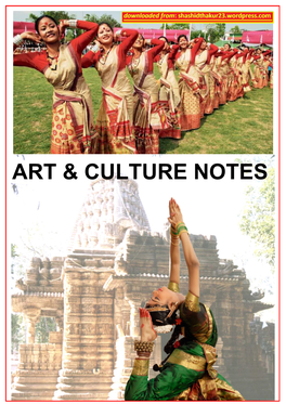 Art & Culture Notes