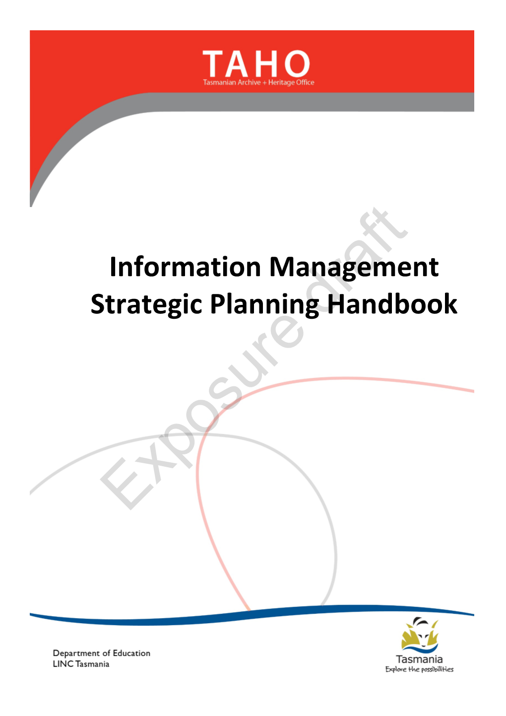 Information Management Strategic Planning Handbook Table of Contents