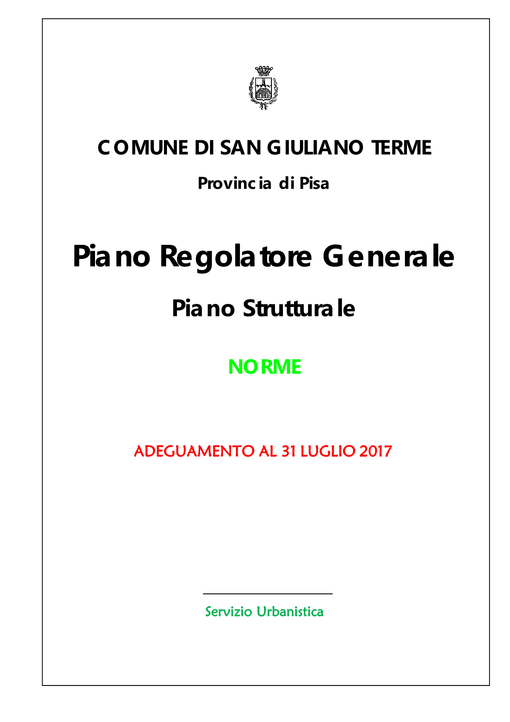 Piano Strutturale