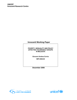 Innocenti Working Paper