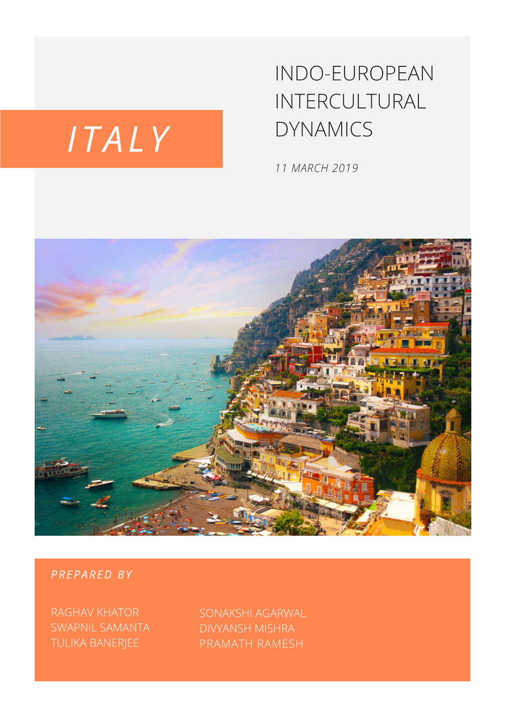 Cultural Insight – an Introduction to Italy
