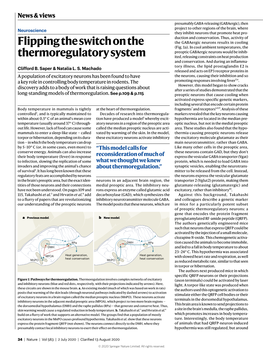 Flipping the Switch on the Thermoregulatory System