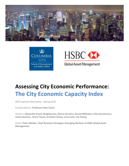 The City Economic Capacity Index