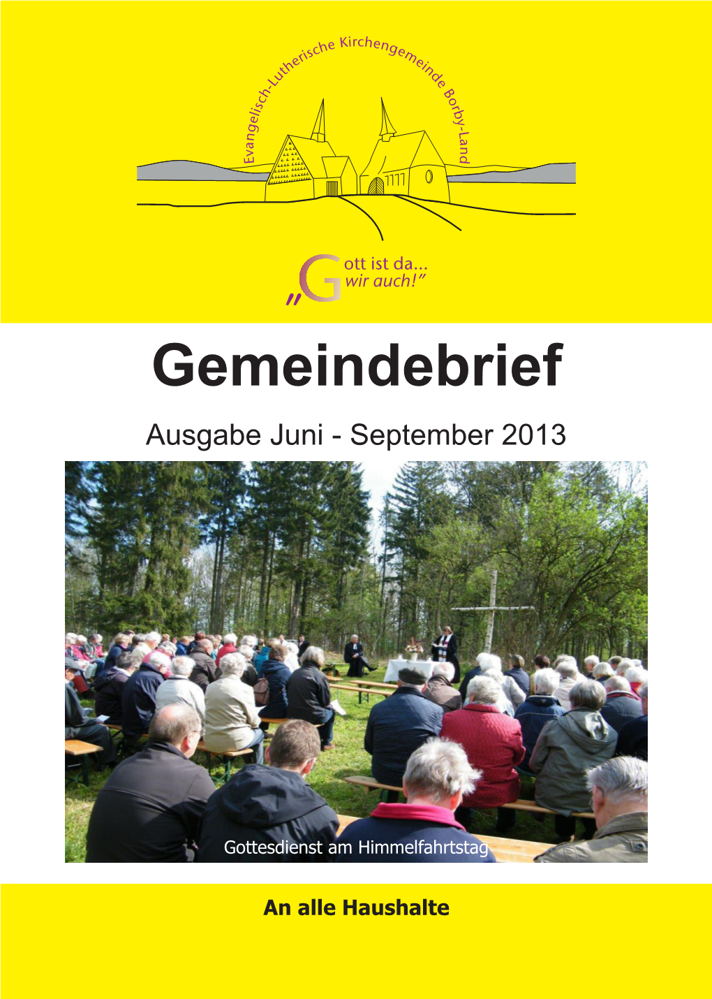 Gemeindebrief Ausgabe Juni - September 2013