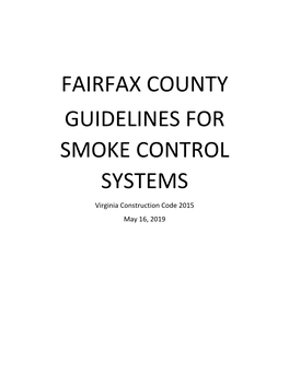 Smoke Control Manual