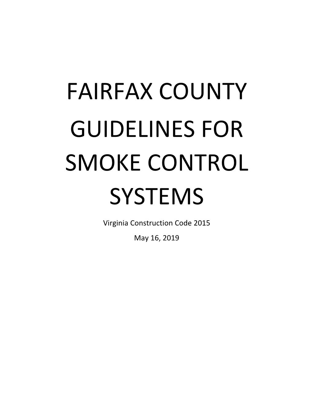 Smoke Control Manual