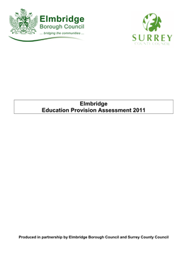 Education Provision Assessment 2011