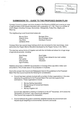 Submission to - Guide to the Proposed Basin Plan