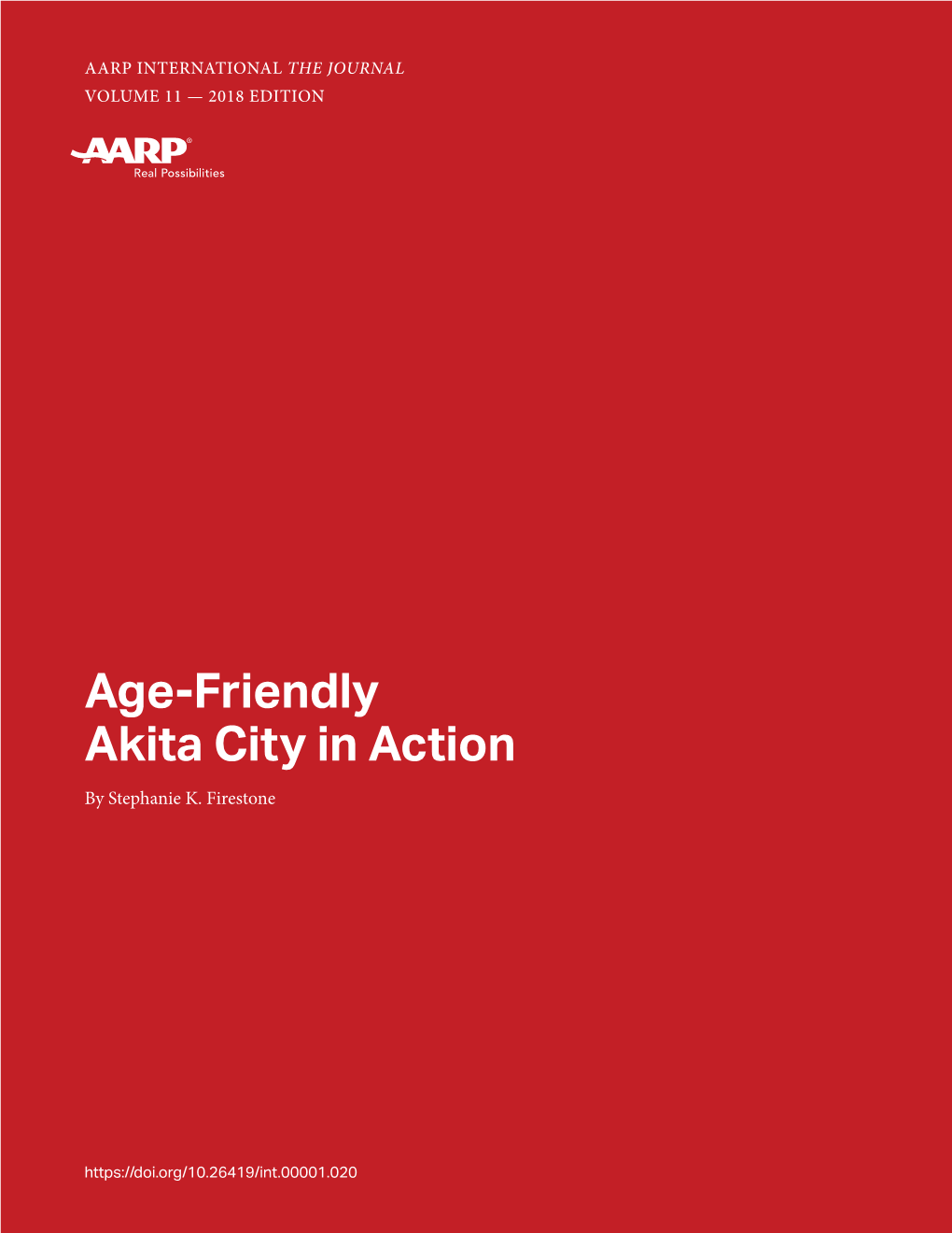 Age-Friendly Akita City in Action by Stephanie K
