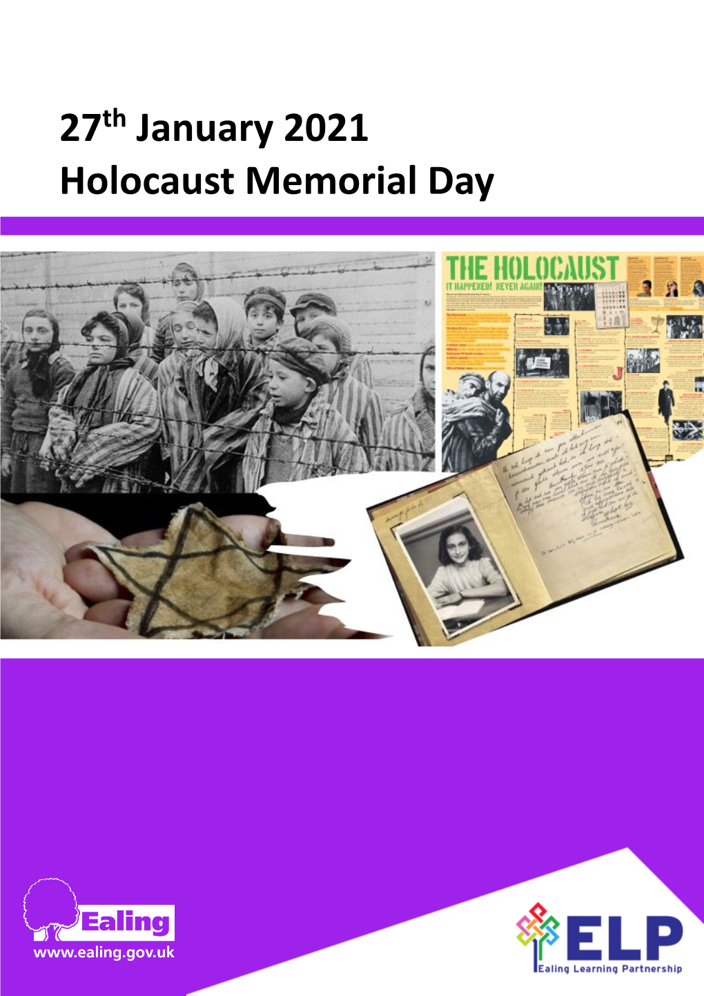 Holocaust Memorial Day 27 January 2021 Resource for Schools