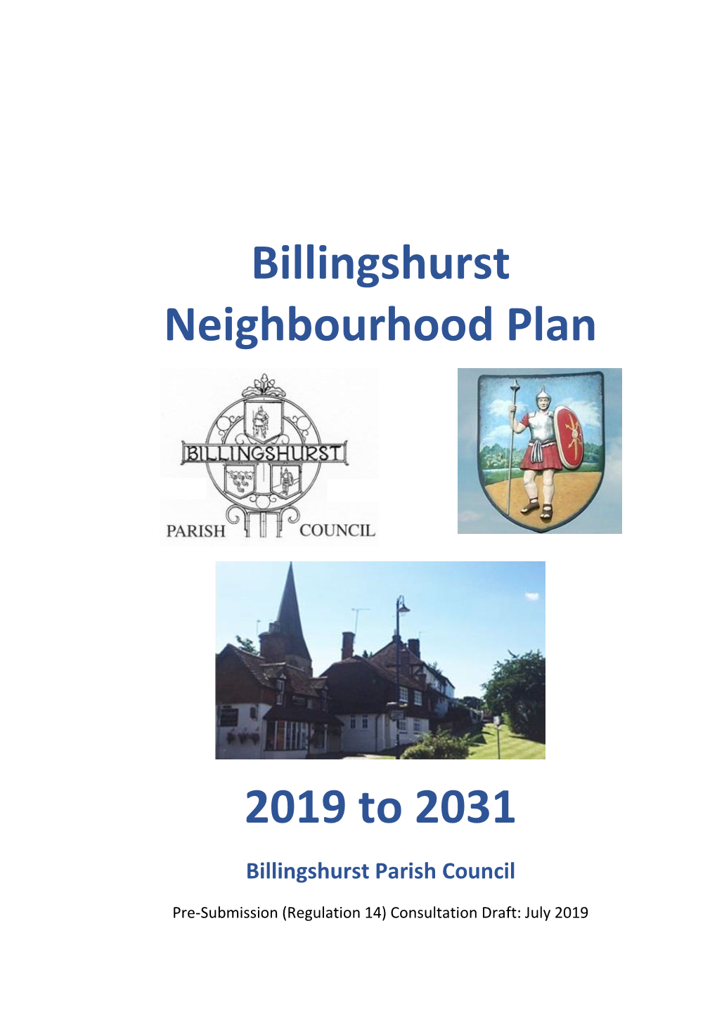 Billingshurst Neighbourhood Plan 2019 to 2031