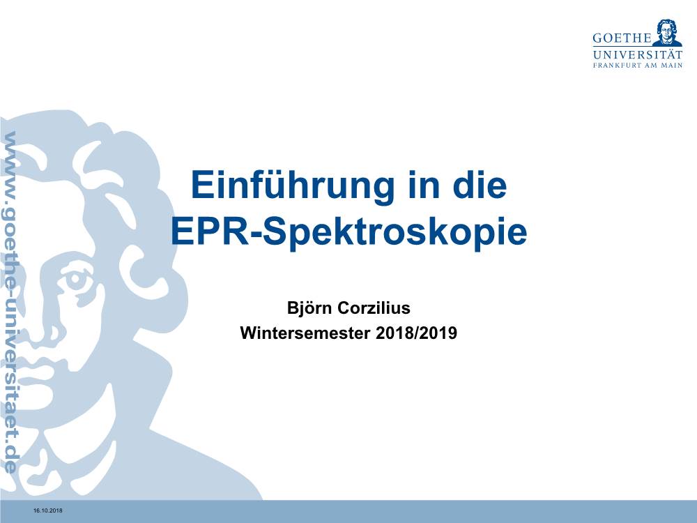 EPR-Spektroskopie