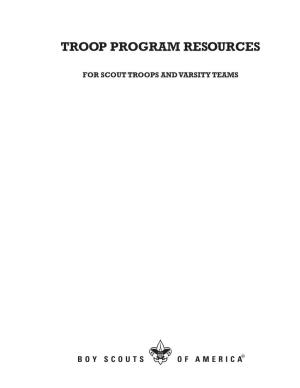 Troop Program Resources