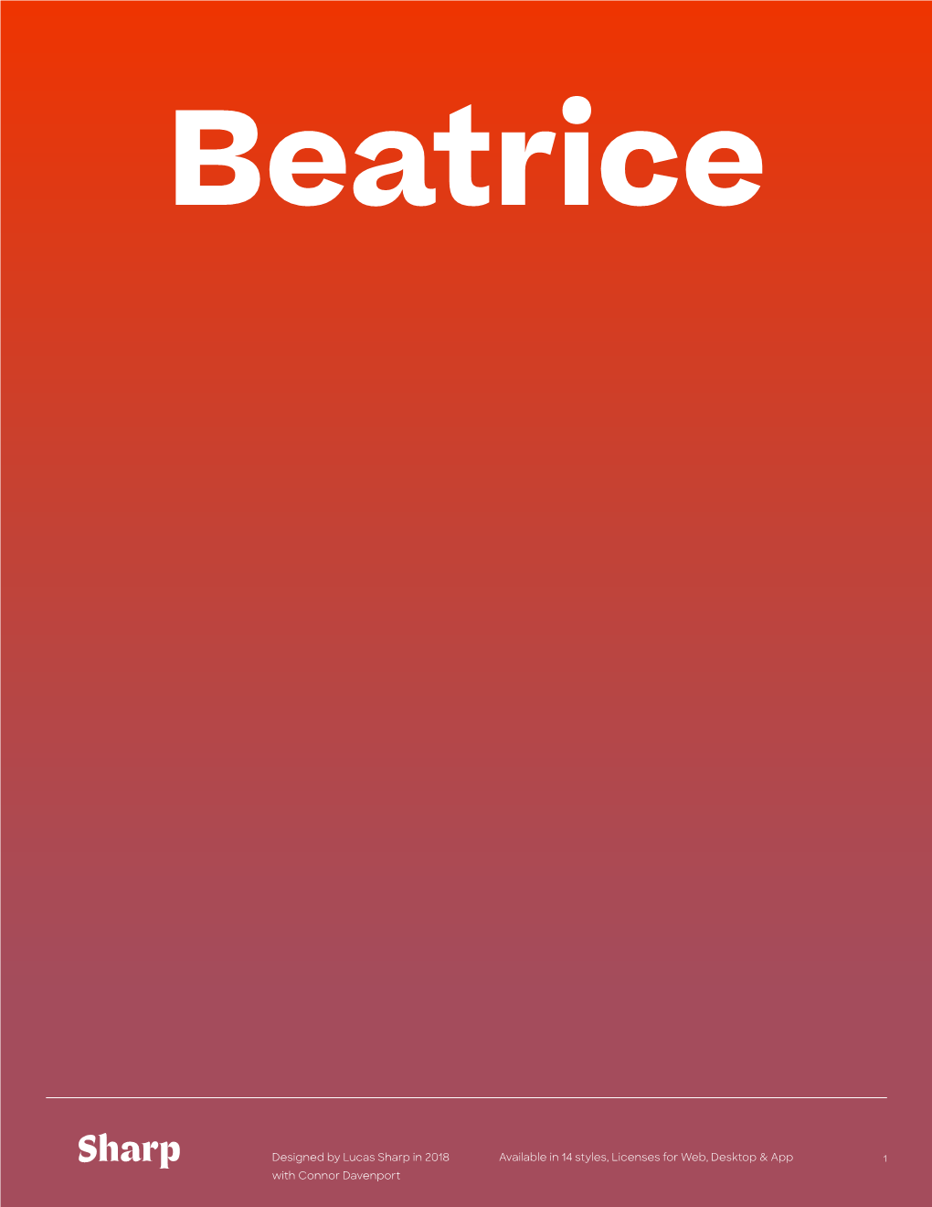 Beatrice Thin Italic