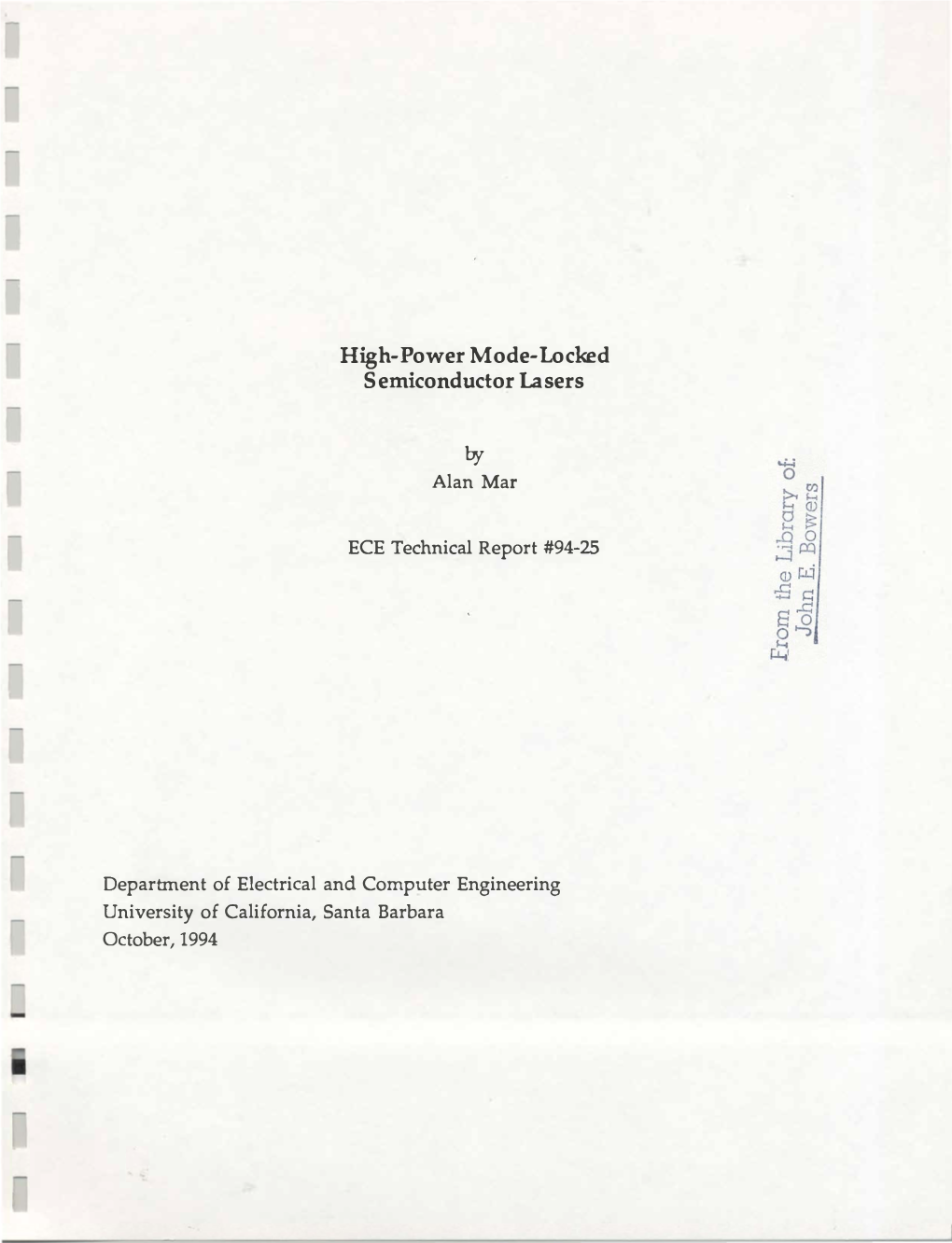 High-Power Mode-Locked Semiconductor Lasers