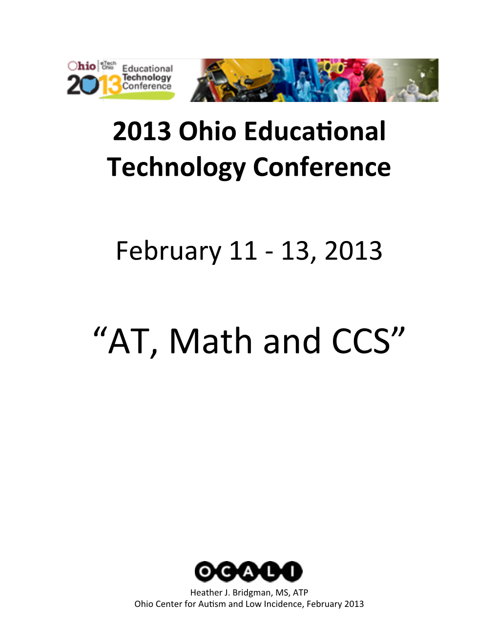 “AT, Math and CCS”