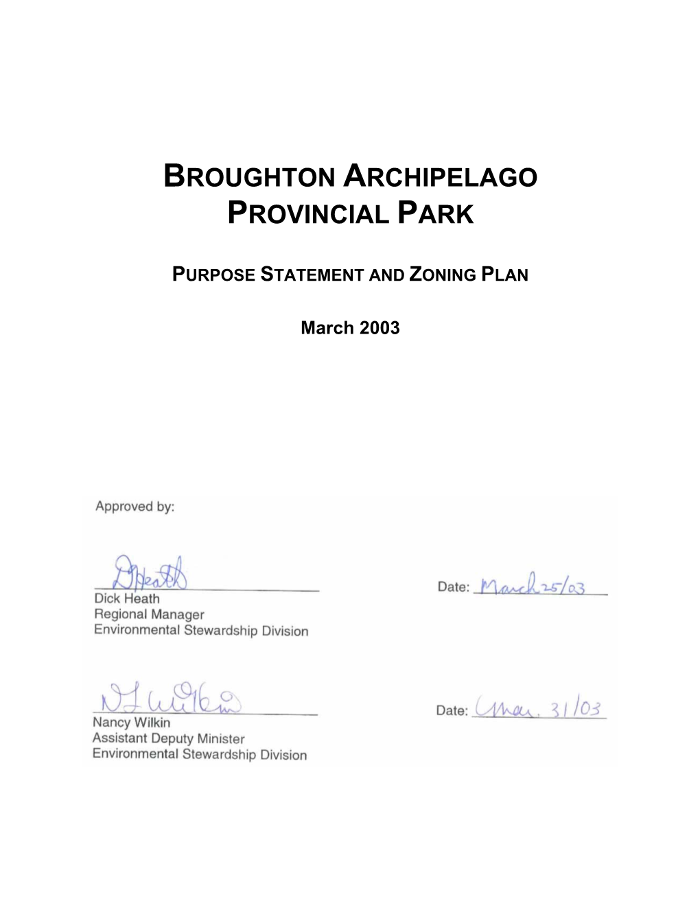 Broughton Archipelago Provincial Park