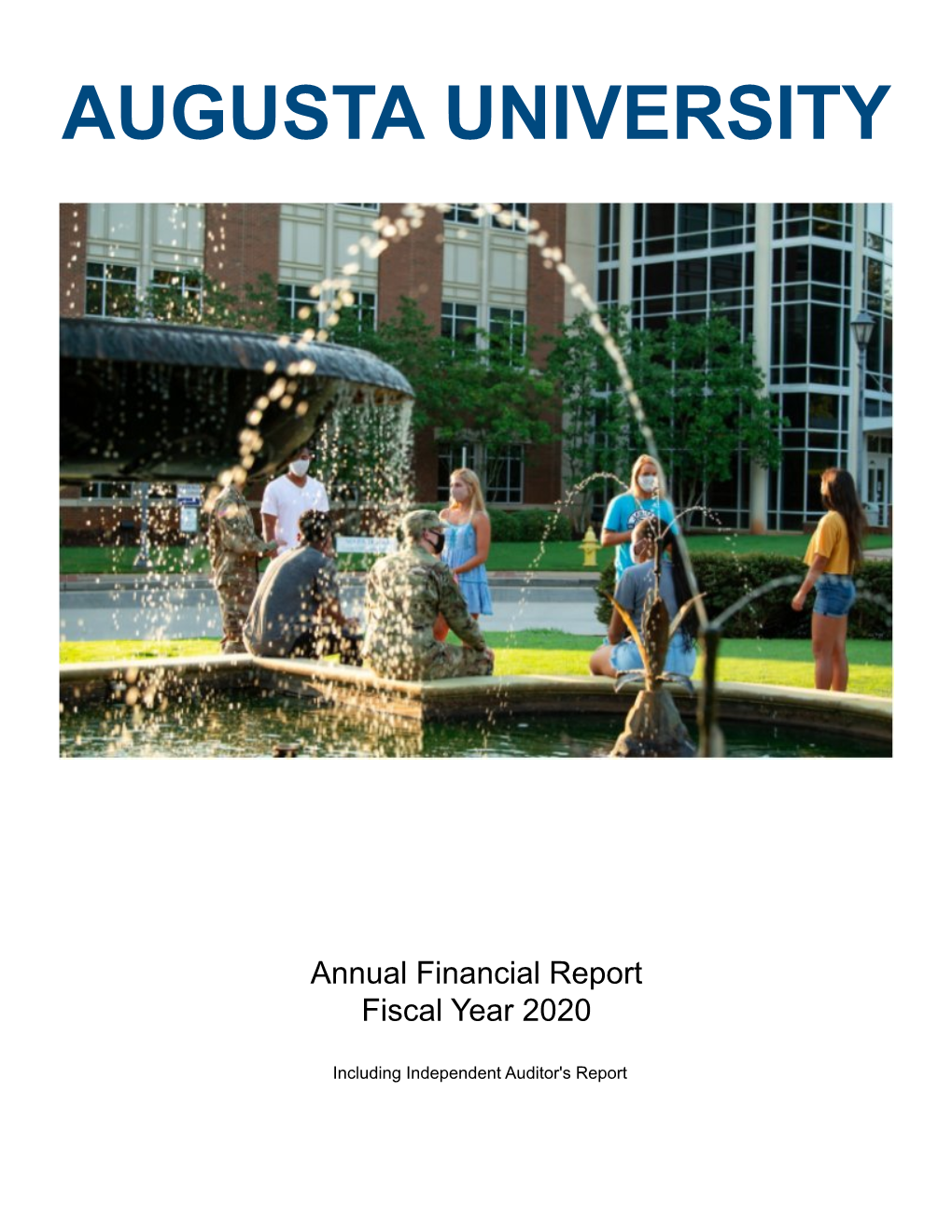 Augusta University Audit AFR for 2020