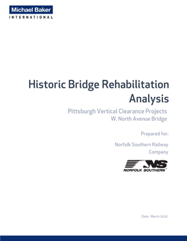 Historic Bridge Rehabilitation Analysis