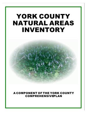 York County Natural Areas Inventory