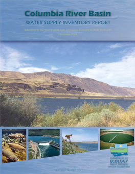 Columbia River Basin Water Supply Inventory Report, 2008
