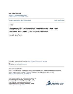 Stratigraphy and Environmental Analysis of the Swan Peak Formation and Eureka Quartzite, Northern Utah