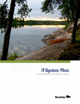 A System Plan for Manitoba's Provincial Parks