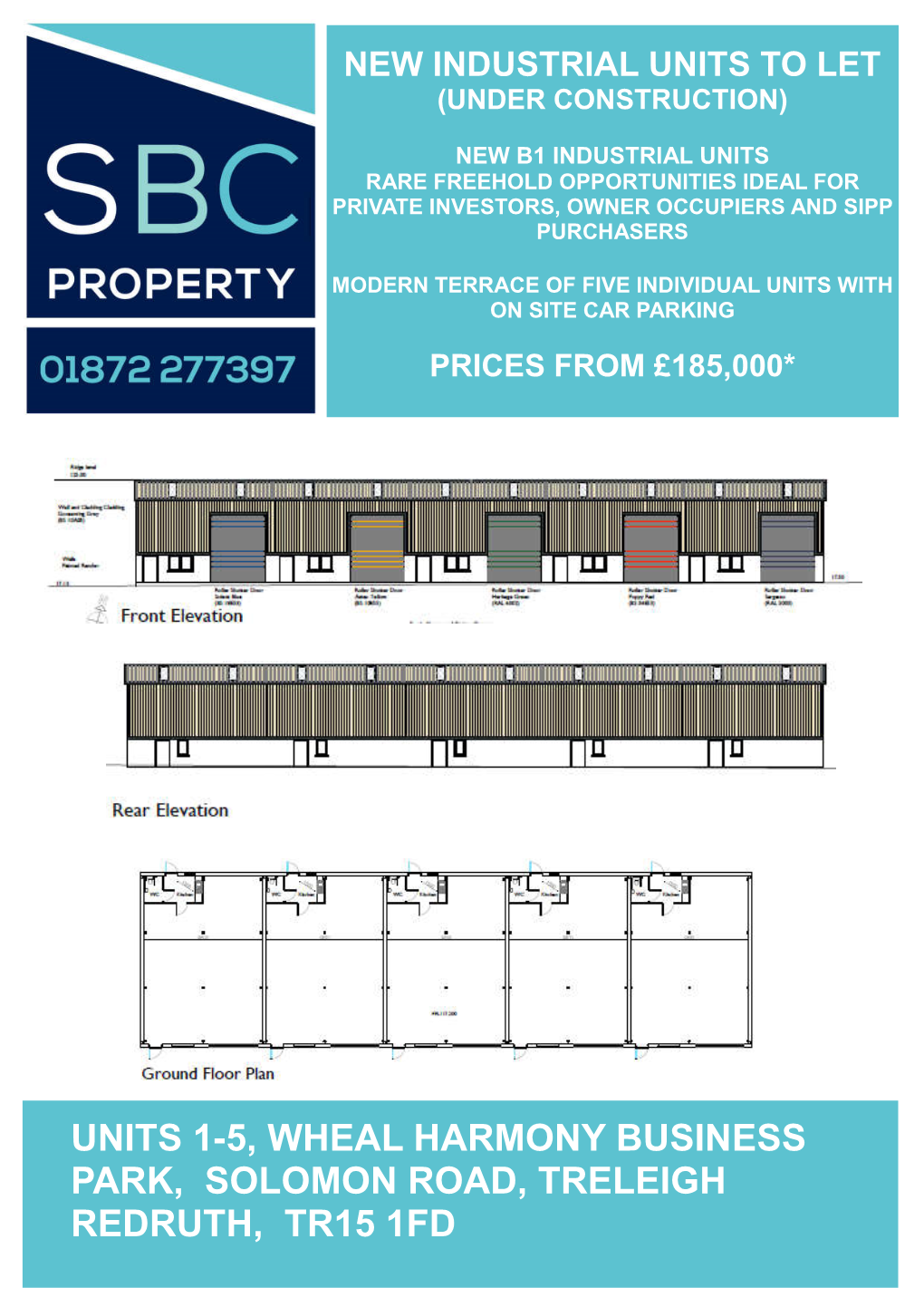 Units 1-5, Wheal Harmony Business Park, Solomon Road, Treleigh Redruth, Tr15 1Fd Location